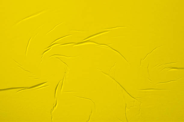 istock Yellow street poster close up. 1470028033