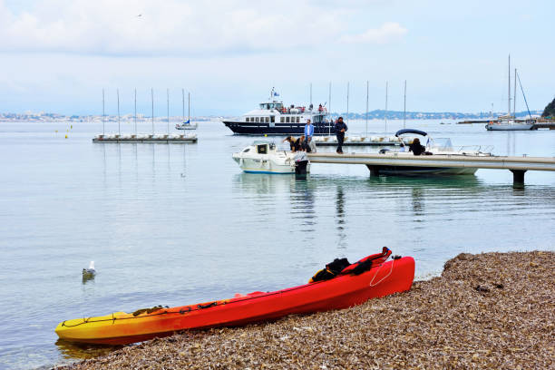 View of typical fishing boats at Cap d'Antibes from a very small port very close to Hotel du cap Eden Roc (Antibes Juan les Pins)