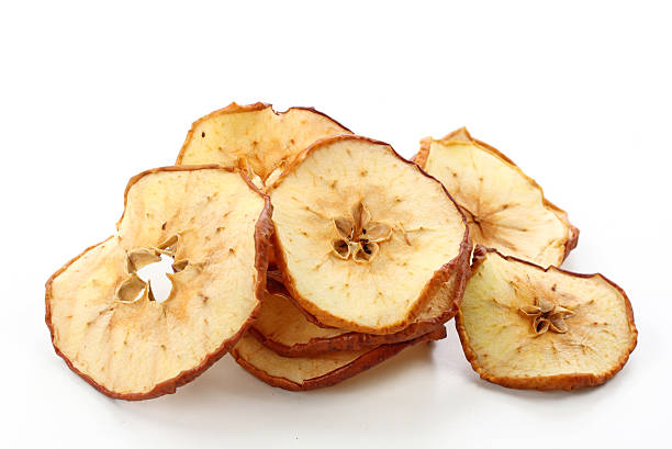 secas maçãs - dried apple imagens e fotografias de stock