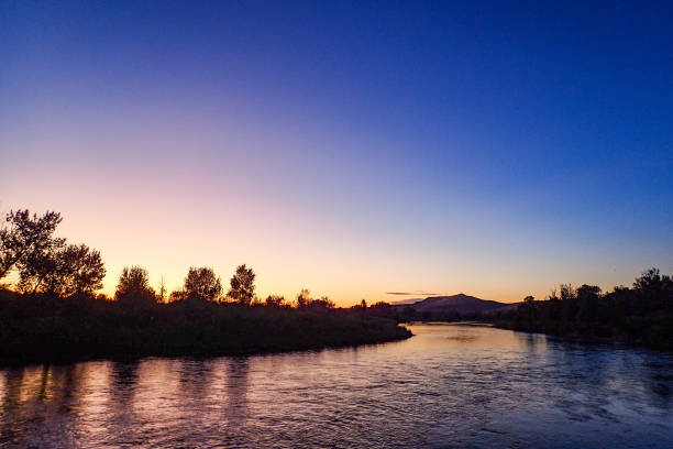 istock Sunset on the Boise River in southeast Boise, Idaho 1470038595