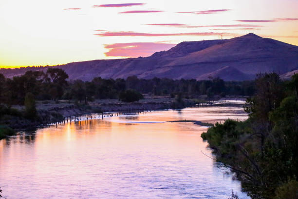 istock Sunset on the Boise River in southeast Boise, Idaho 1470038683