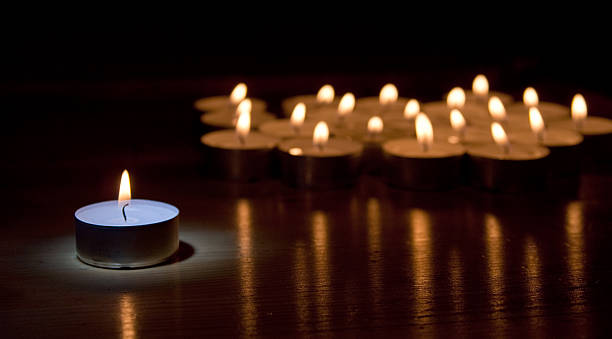 Candles stock photo