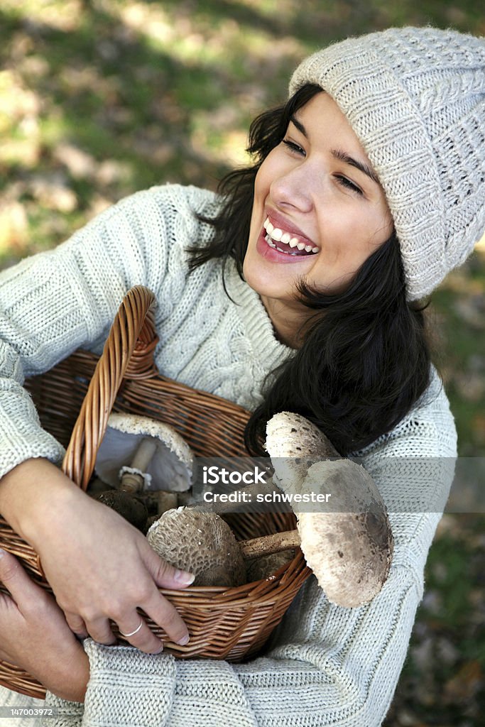 추절 뷰티 - 로열티 프리 식용 버섯 스톡 사진