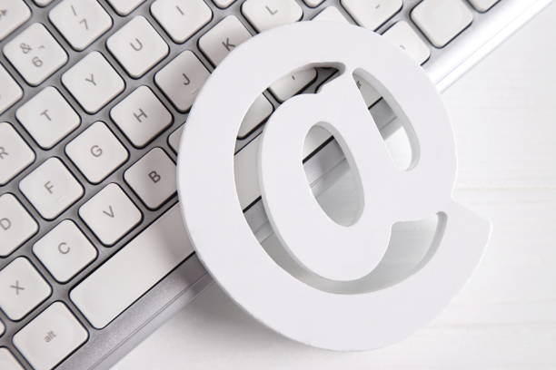istock Mail icon, at symbol for email address 1470042838