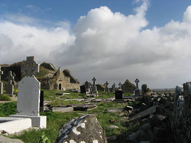 graveyard - fotografia de stock