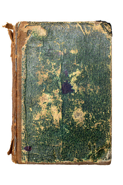 Old green book cover Old vintage green book cover yellowed edges stock pictures, royalty-free photos & images