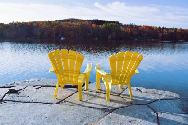 istock Morning coffee with lake view in Algonquin Park 1470047250