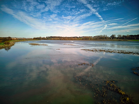 Deben River near Woodbridge in Suffolk