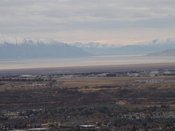 istock Overhead city view from ogden canyon 1470055080