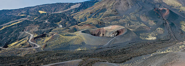 istock Mt. Etna lava, crater 147005917