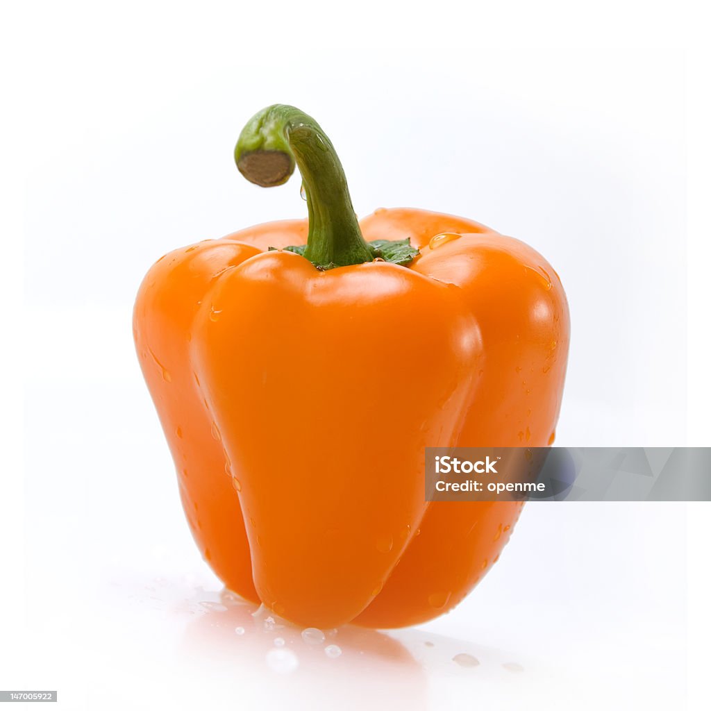 chili peppers - Foto stock royalty-free di Peperone arancione
