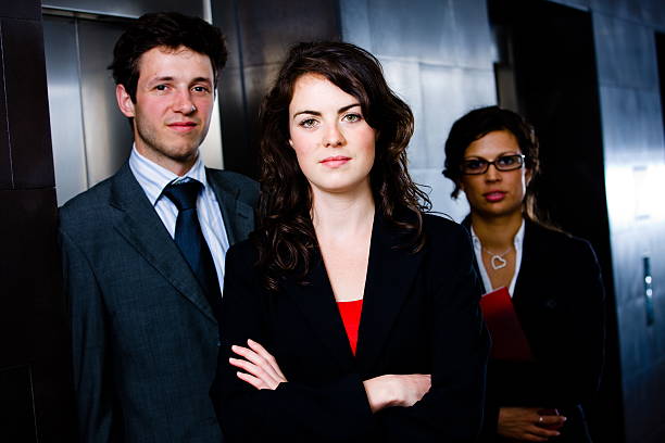 istock Happy young business people 147006216