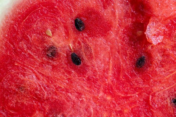 istock Ripe red watermelon with black seeds 1470066753