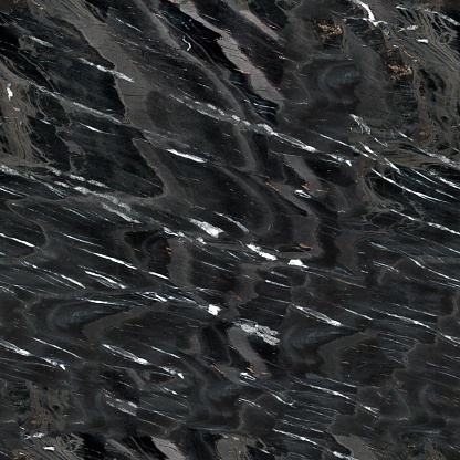 Black and white marble for design. Seamless square background, tile ready. High resolution photo.