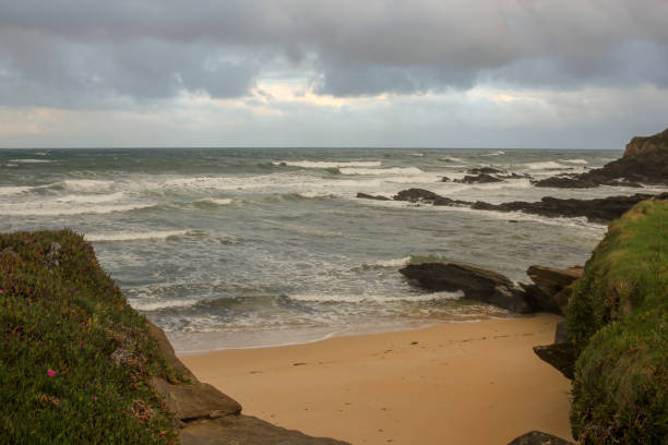istock a tiny beach in the Cantabrian coast in Galicia, Spain 1470070732