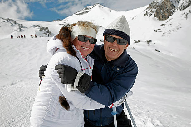 Happy Senior Couple stock photo