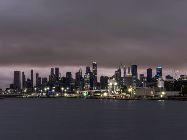 istock Urban skyline next to water 1470078125