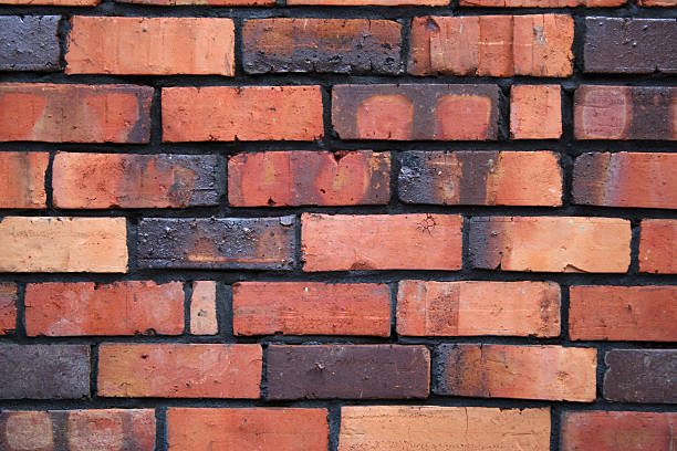 Red Brick Wall stock photo