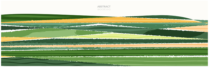 Horizontal Color Pattern Vector Image Abstract Landscape Pattern Vector Background Horizontal Nature Banner ...