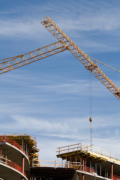 Solar de construcción - foto de stock