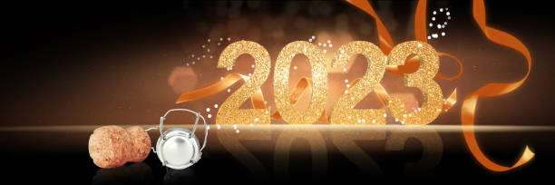 istock Happy New Year Background. Start to 2023. 3D illustration 1470082755