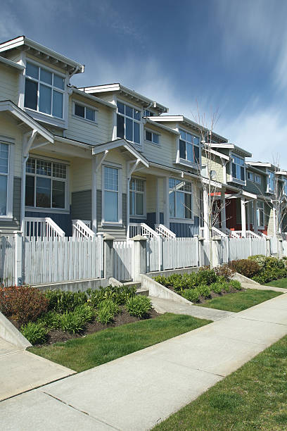 istock Suburban Townhomes 147008284