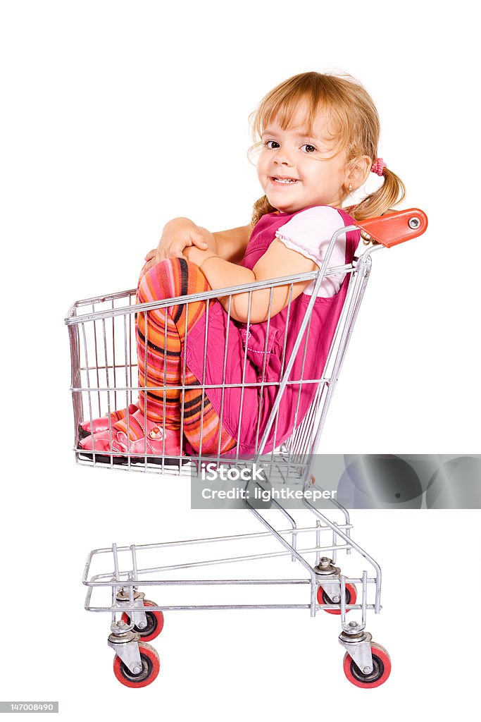 Mädchen besorgt, shopping - Lizenzfrei Besorgtheit Stock-Foto