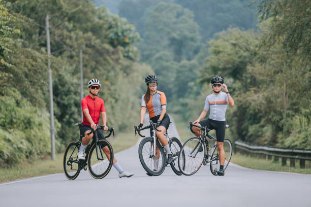 istock Portrait Asian Chinese Cyclist in Rural Scene 1470084921