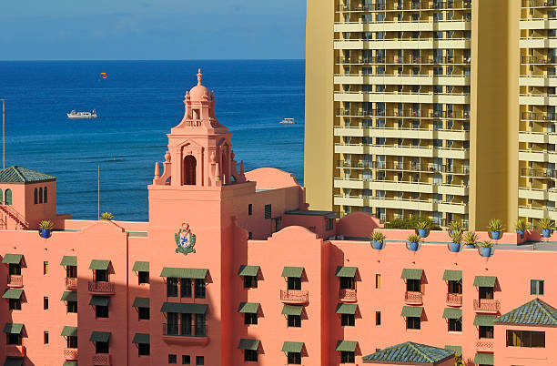 istock Royal Hawaiian and parasail 147009097