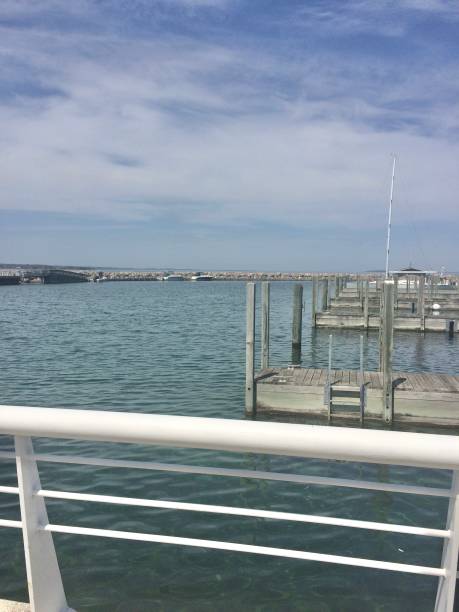 istock Docks in Traverse City 1470099061