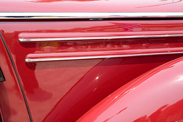 istock close up of vintage red car 147010128