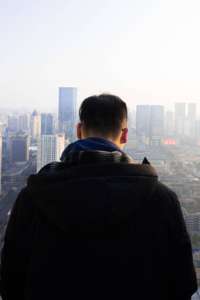 istock Like a man looking at the city from afar 1470101526