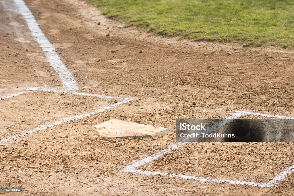 Home Plate e Pastella scatola - Foto stock royalty-free di Ambientazione esterna