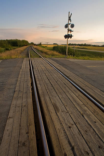 istock Rural Railroad Crossing 147010525