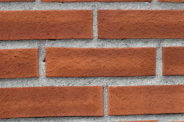 Brick Wall Close Up stock photo