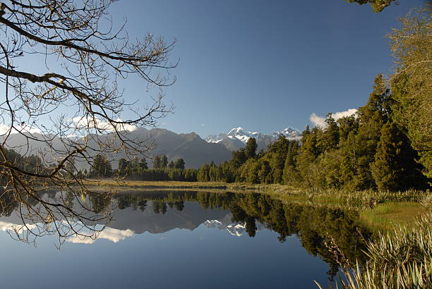 Cтоковое фото Озеро Matheson, Новая Зеландия