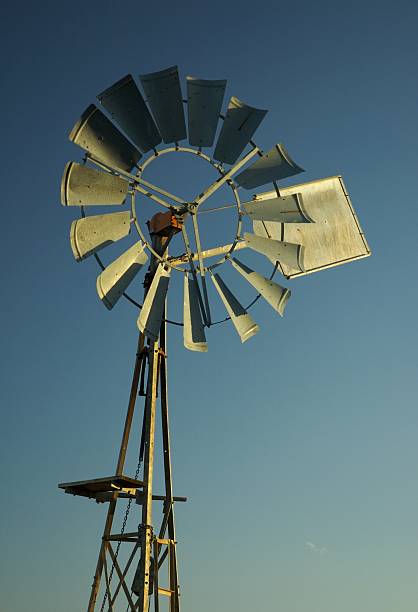 Windmill stock photo