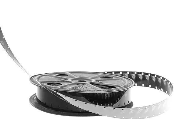 Vintage film spool with film