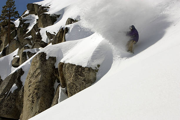 snowboard-squaw valley - squaw peak stock-fotos und bilder