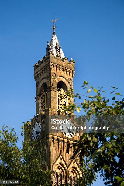Câmara Municipal Relógio De Bradford Oeste De Yorkshire - Fotografias de stock e mais imagens de Bradford