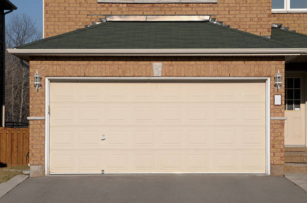 istock A double wide garage of a house 147012281