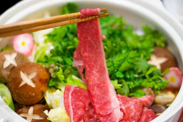 istock Sukiyaki is a traditional Japanese dish. 1470123867