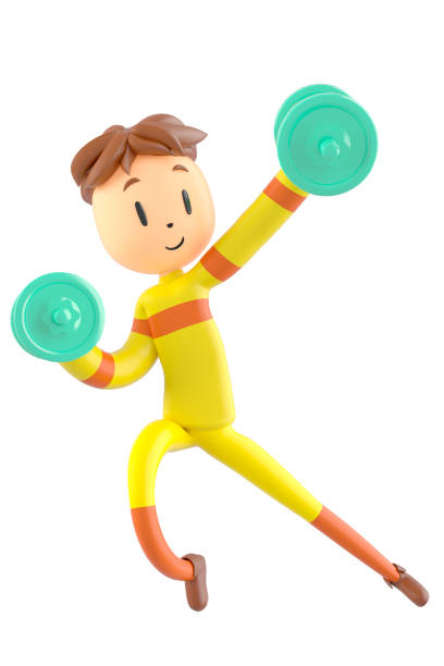 3d boy cartoon character in action with clipping path. 3d illustrator. sport activity. exercise fitness. workout training lifestyle. man player. technology VR. gym outdoor. cyberspace object concept. personaje de dibujos animados 3d boy en acción con clipping path. ilustrador 3d. actividad deportiva. ejercicio físico. estilo de vida de entrenamiento de entrenamiento. hombre jugador. tecnología vr. gimnasio al aire libre. concepto de objeto del ciber