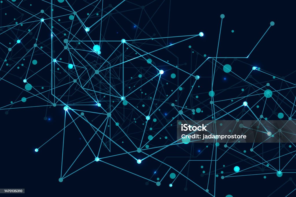 Business Futuristic Backdrop Network Connection Structure Cyberspace ...