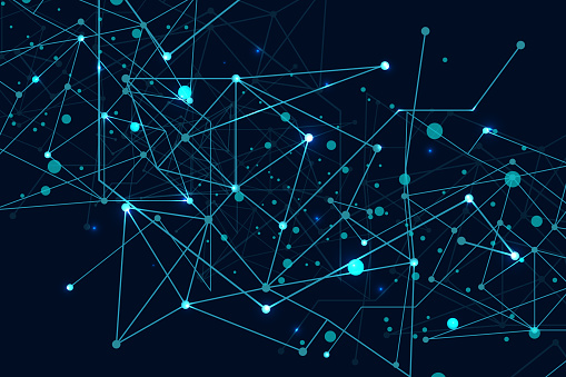 Business Futuristic Backdrop Network Connection Structure Cyberspace ...