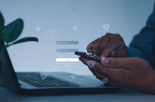 istock Cyber Security Internet and  ​​Networking Concepts. businessman  in using smart phonehand and touch on screen and encrypt virtual lock screen icon. Digital crime by protecting anonymous hackers' data 1470136238