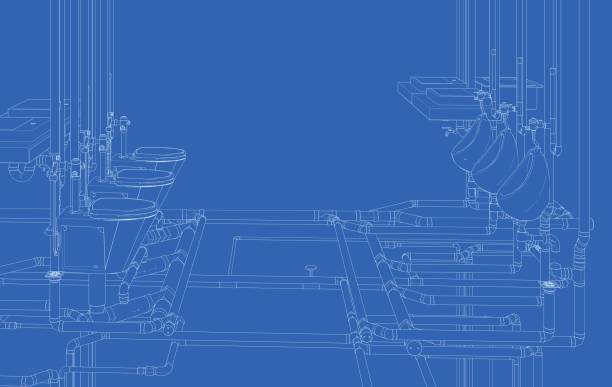 istock 3D illustration of sanitary piping 1470136363
