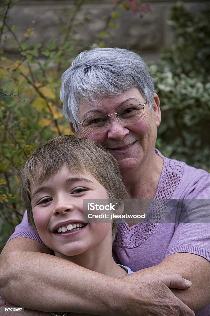 Avó e Neto - Royalty-free Família Foto de stock