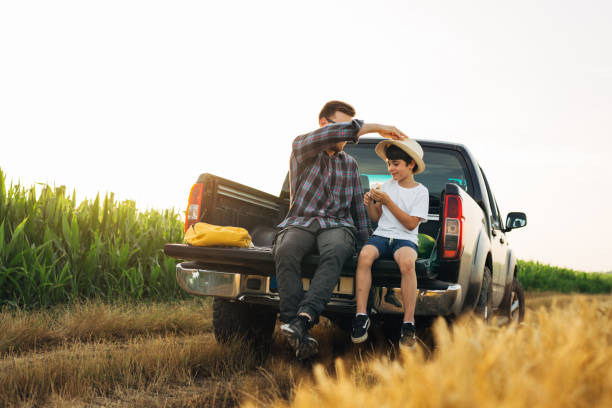 istock father and son outdoor on filed 1470140847