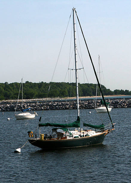 istock Sail Boat on Lake Michigan 147015052